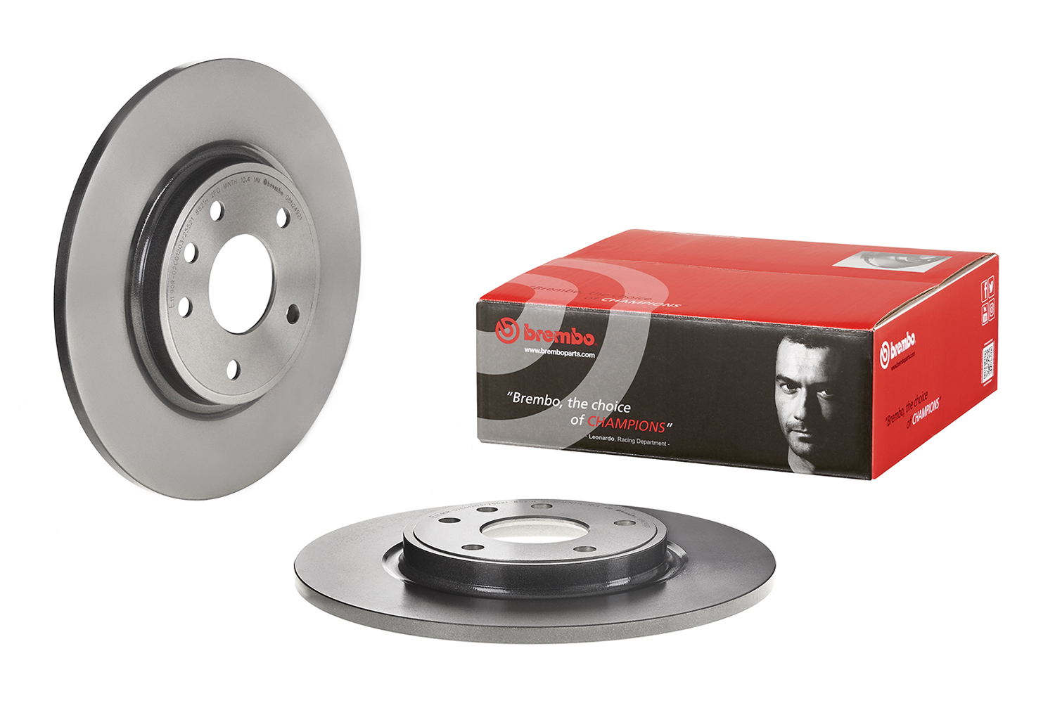 BREMBO 1004011847 08.N249.21 - Hátsó féktárcsa