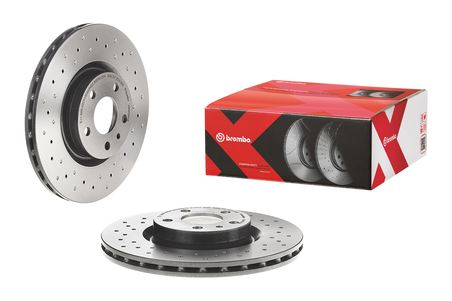 BREMBO BRE09.4939.2X féktárcsa