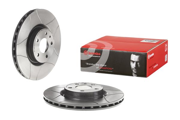 BREMBO 1001739342 09.4939.76 - Első féktárcsa