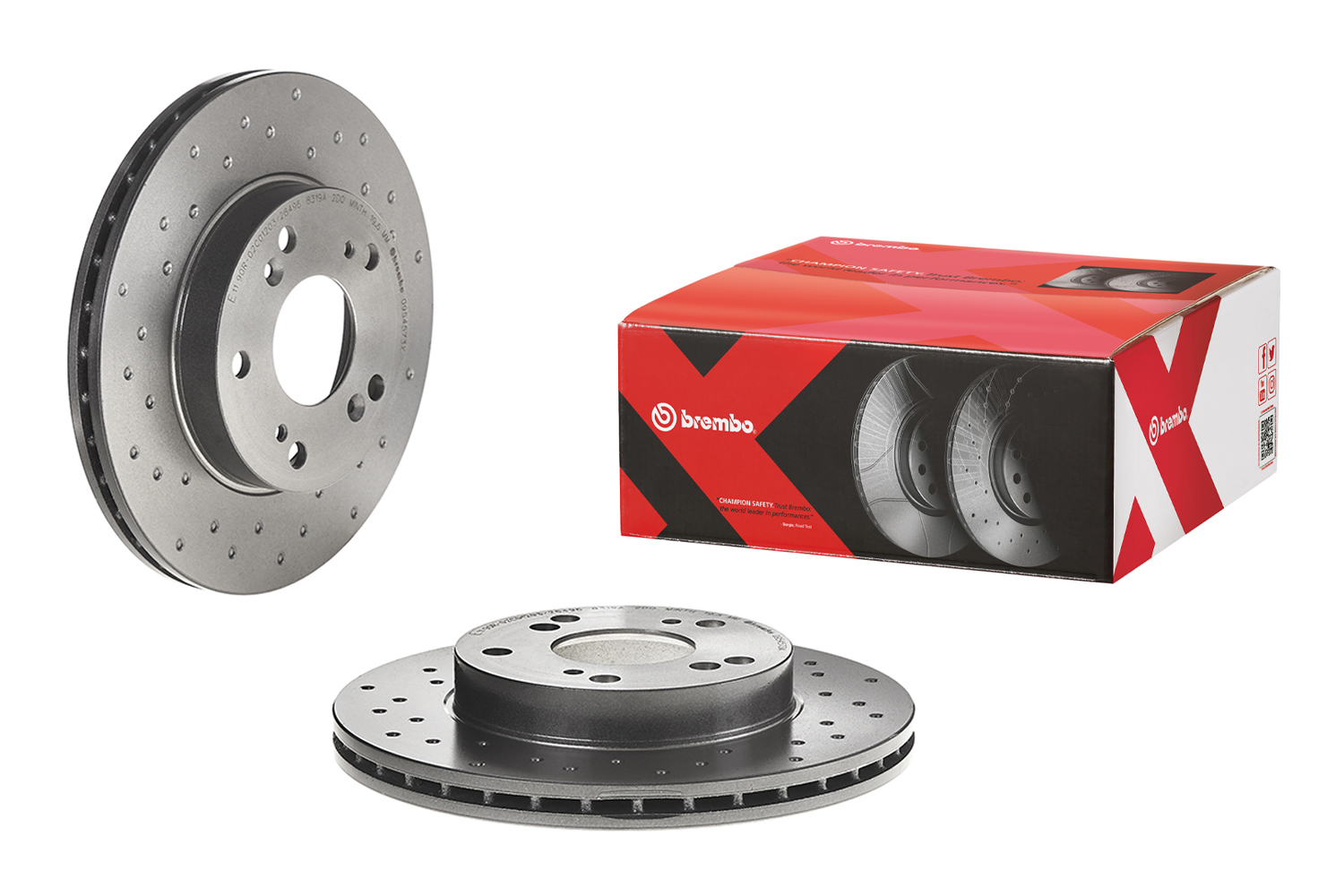 BREMBO 09.5457.3X Féktárcsa