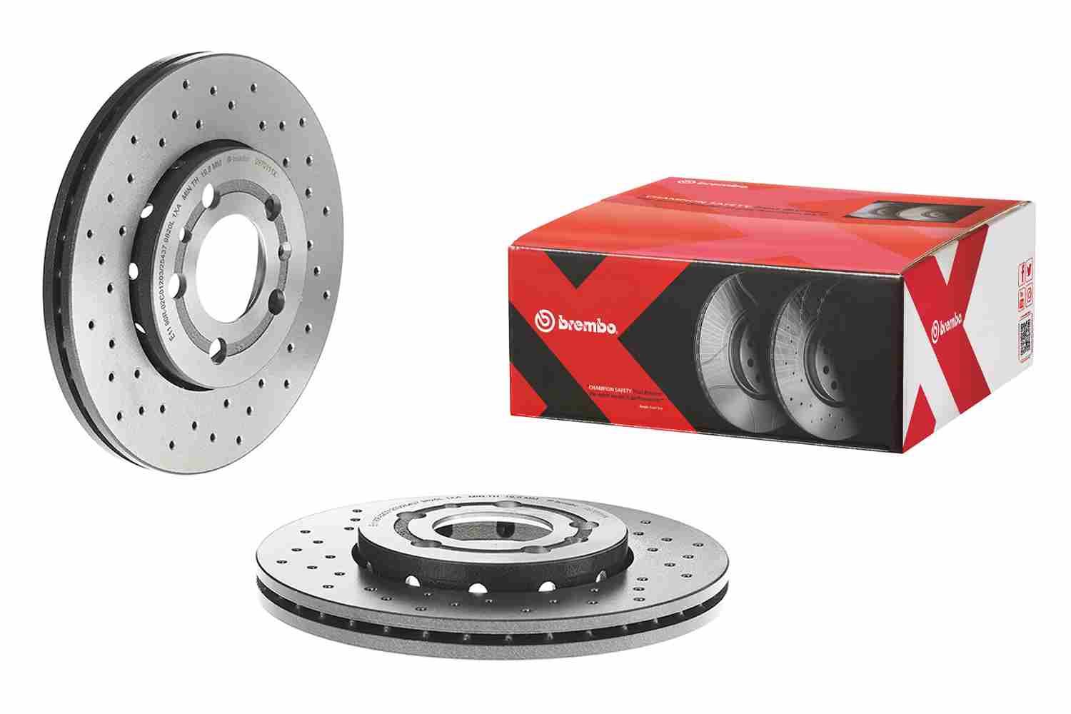 BREMBO 1001739392 09.7011.1X - Első féktárcsa