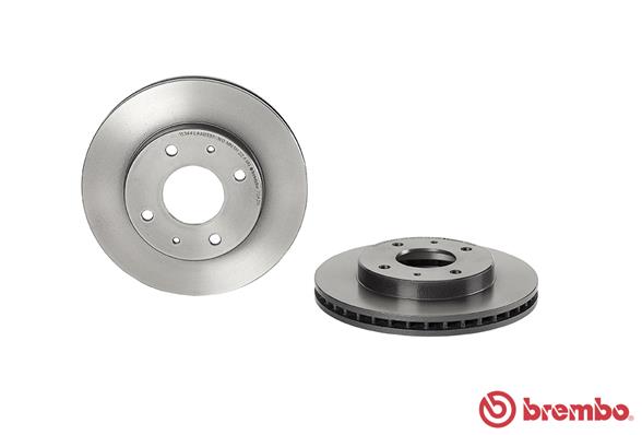 BREMBO 1001359216 09.7043.11 - Első féktárcsa