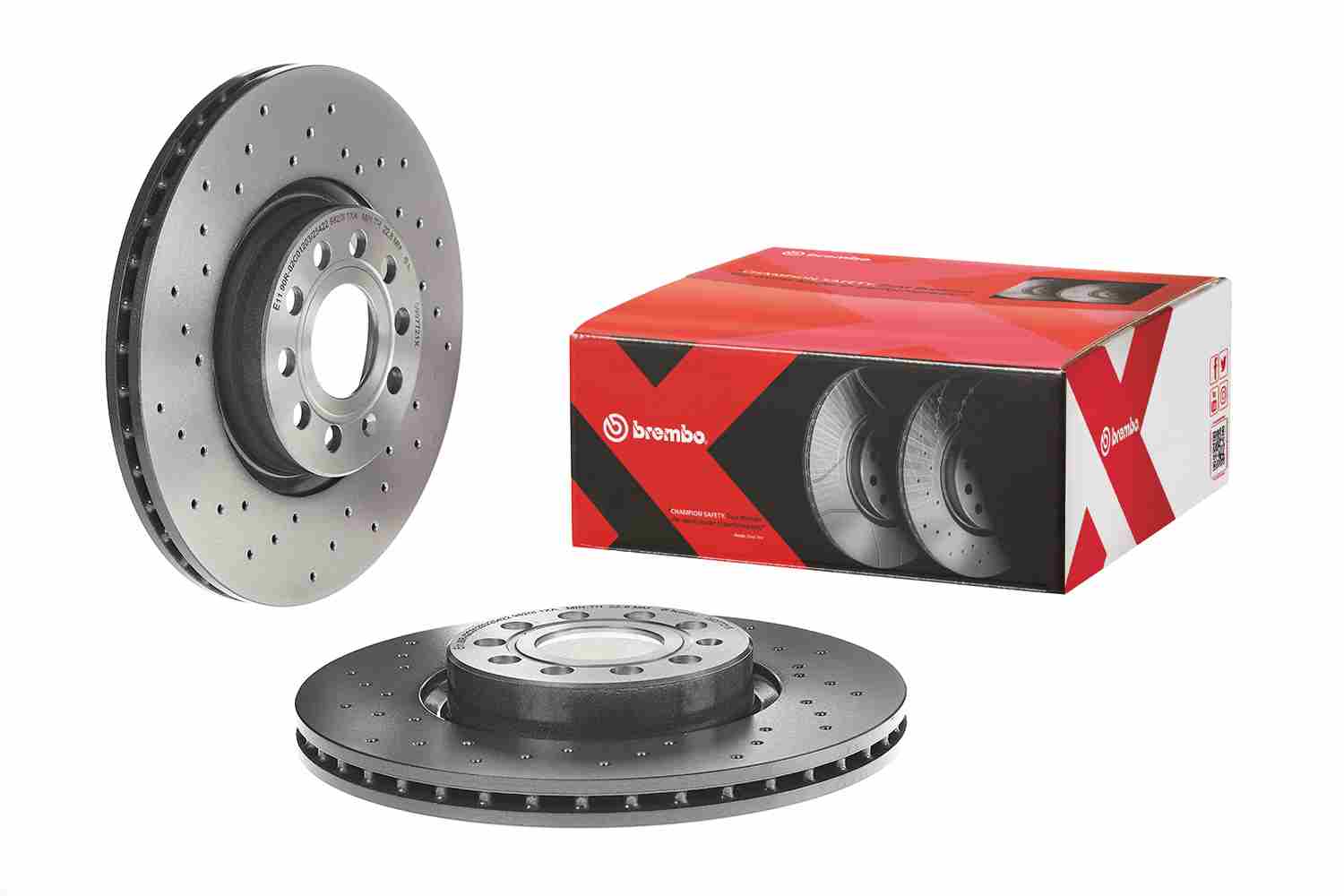 BREMBO 1001739489 09.9772.1X - Első féktárcsa