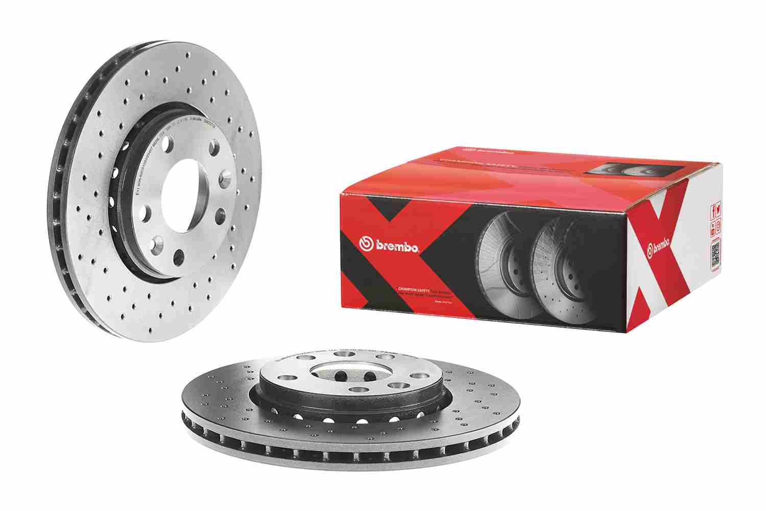 BREMBO 09.A727.1X Féktárcsa