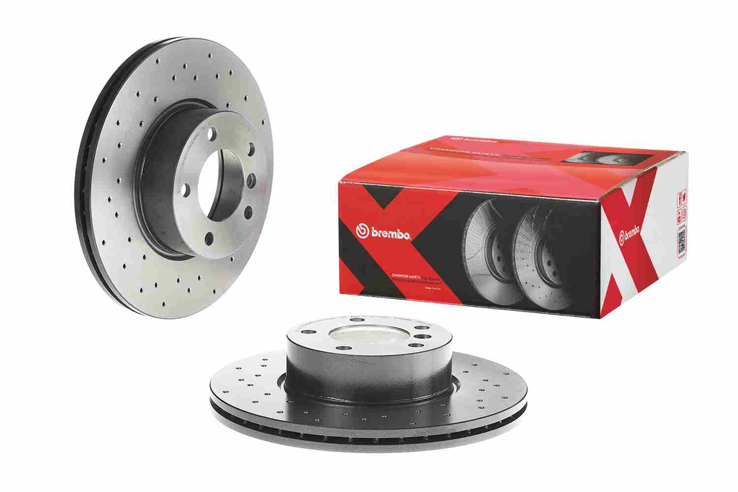 BREMBO 1001739529 09.B337.2X - Első féktárcsa