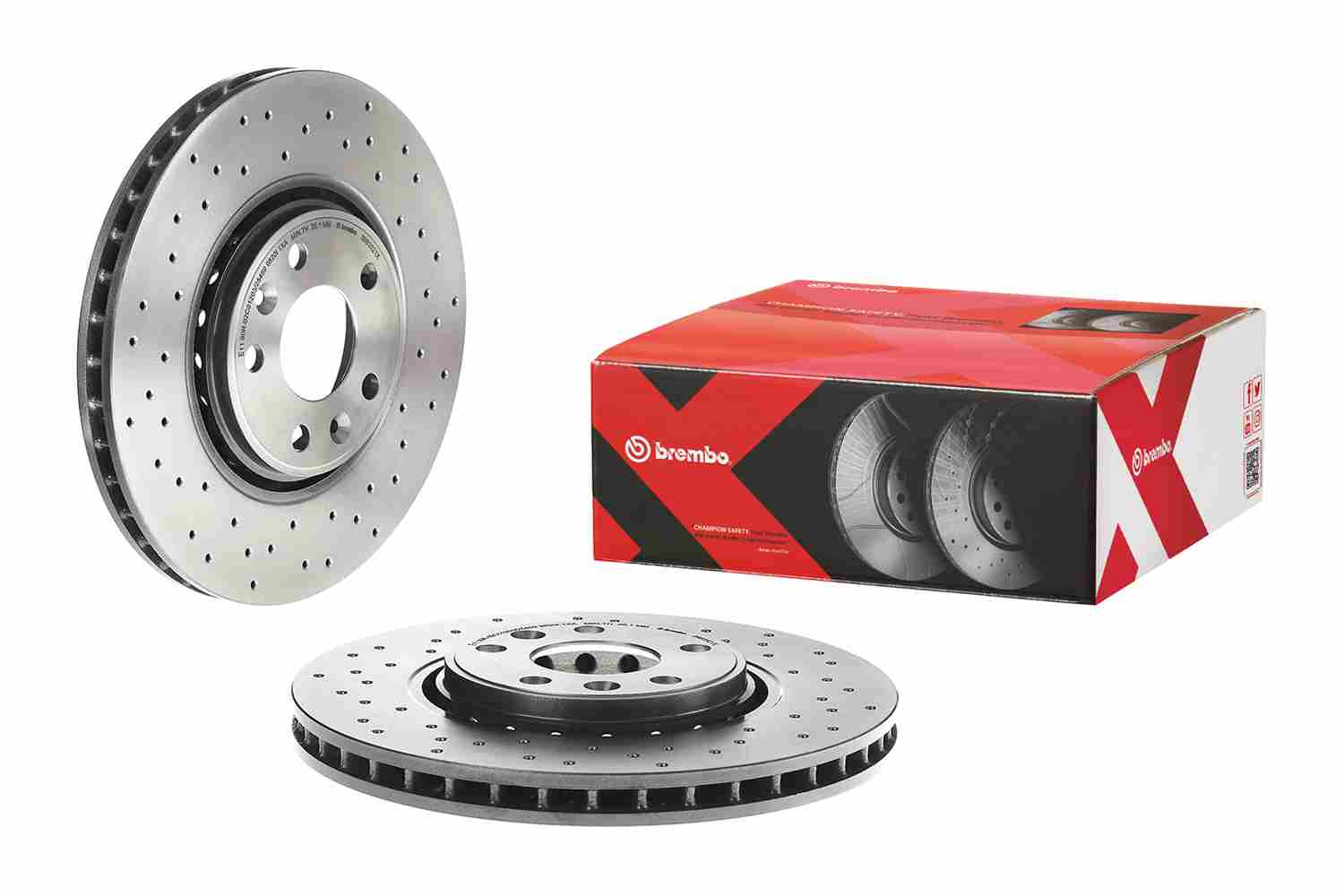 BREMBO 1001739531 09.B352.1X - Első féktárcsa