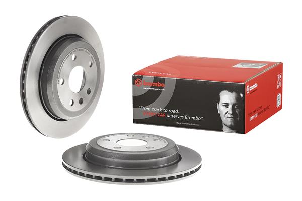 BREMBO 1001874858 09.N235.21 - Hátsó féktárcsa