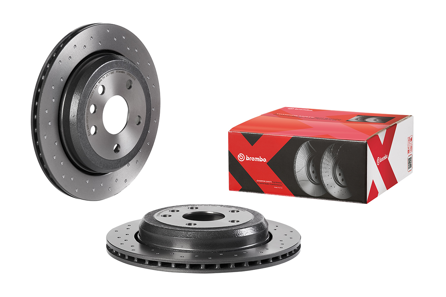 BREMBO BRE09.N235.2X Féktárcsa