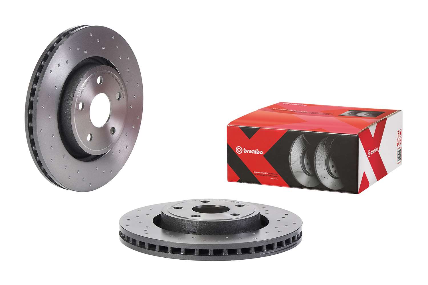 BREMBO BRE09.N236.2X Féktárcsa