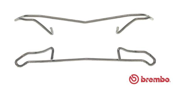 BREMBO BREA 02 245 Szerelékkészlet féknyereghez, fékbetét szerelékkészlet