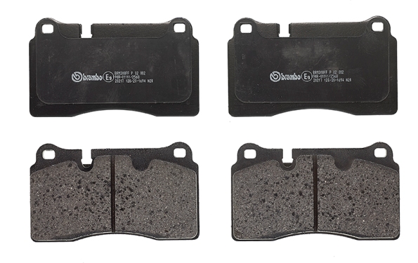 BREMBO BREP02002 fékbetét készlet, tárcsafék