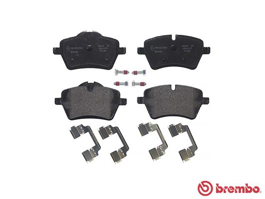 BREMBO BREP06086 fékbetét készlet, tárcsafék