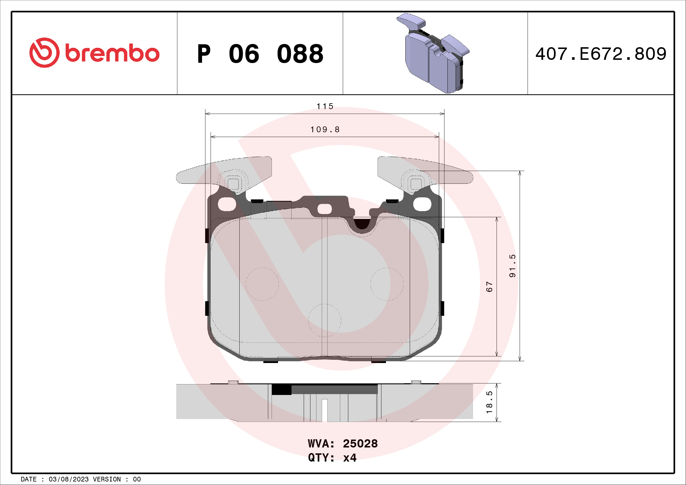 BREMBO  FĂŠkbetĂŠt kĂŠszlet, tĂĄrcsafĂŠk