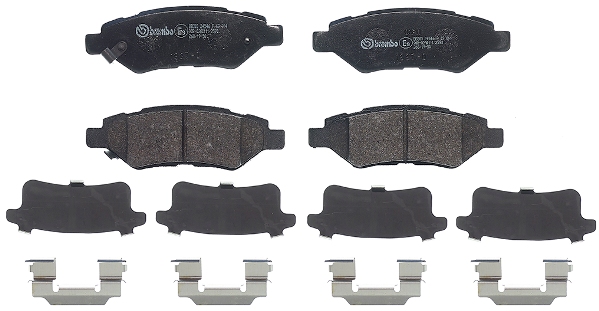 BREMBO 1001868471 P09014 - HÁTSÓ FÉKBETÉT KÉSZLET