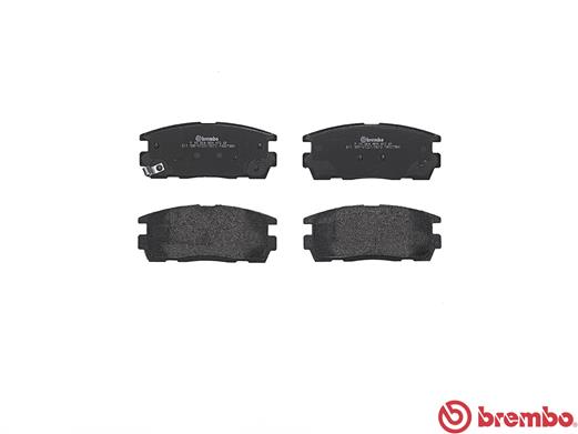 BREMBO BP10004 Fékbetét készlet, tárcsafék