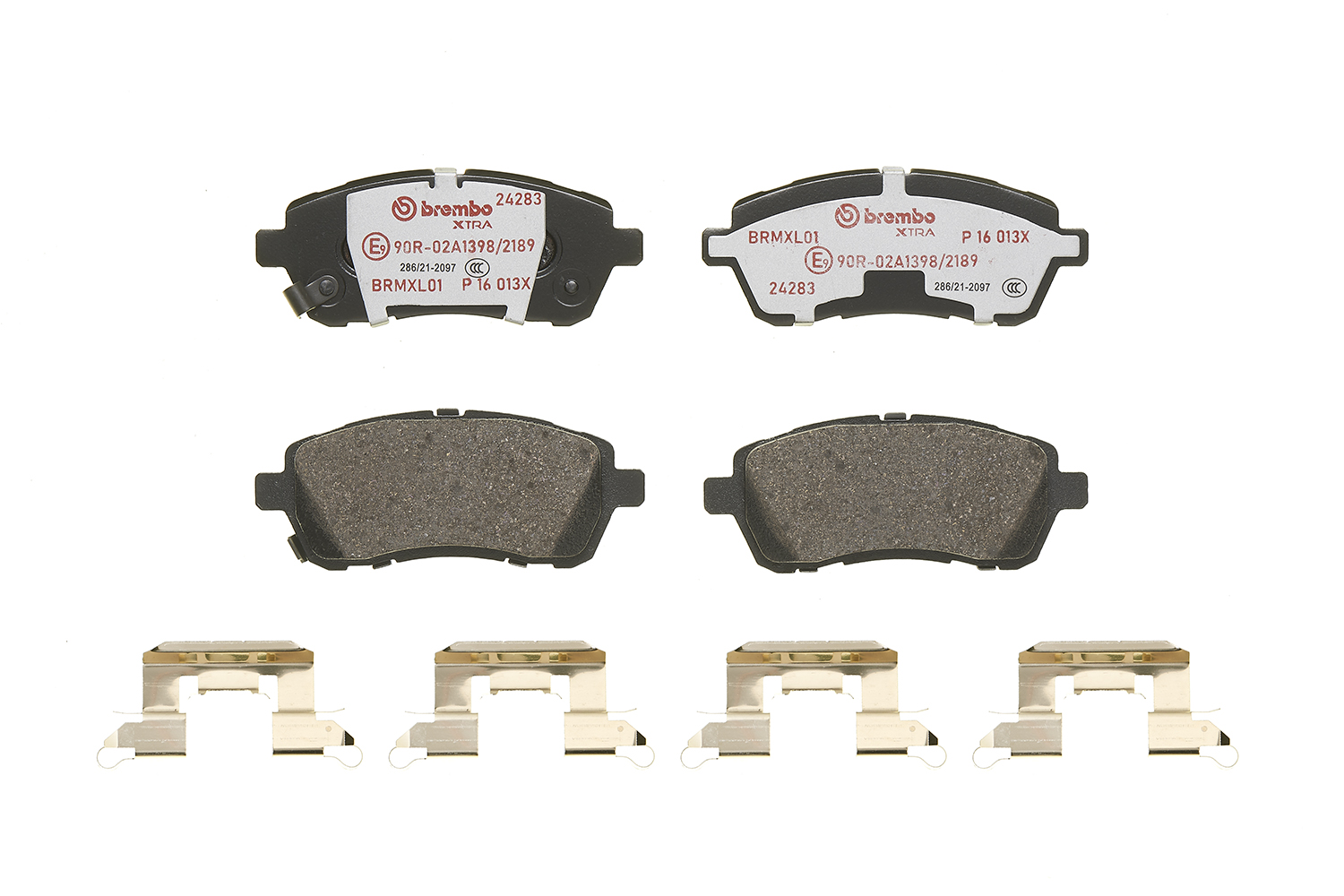 BREMBO BREP16013X fékbetét készlet, tárcsafék