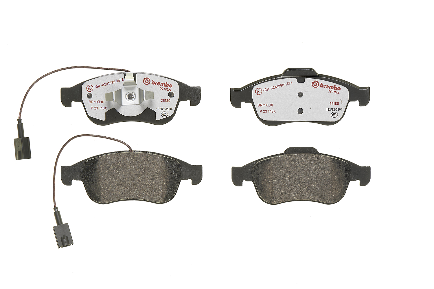 BREMBO BREP23148X fékbetét készlet, tárcsafék