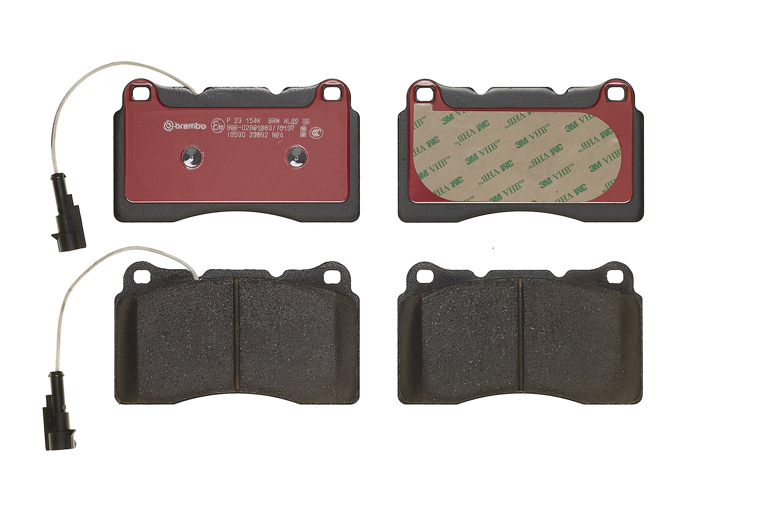 BREMBO BREP23154X fékbetét készlet, tárcsafék