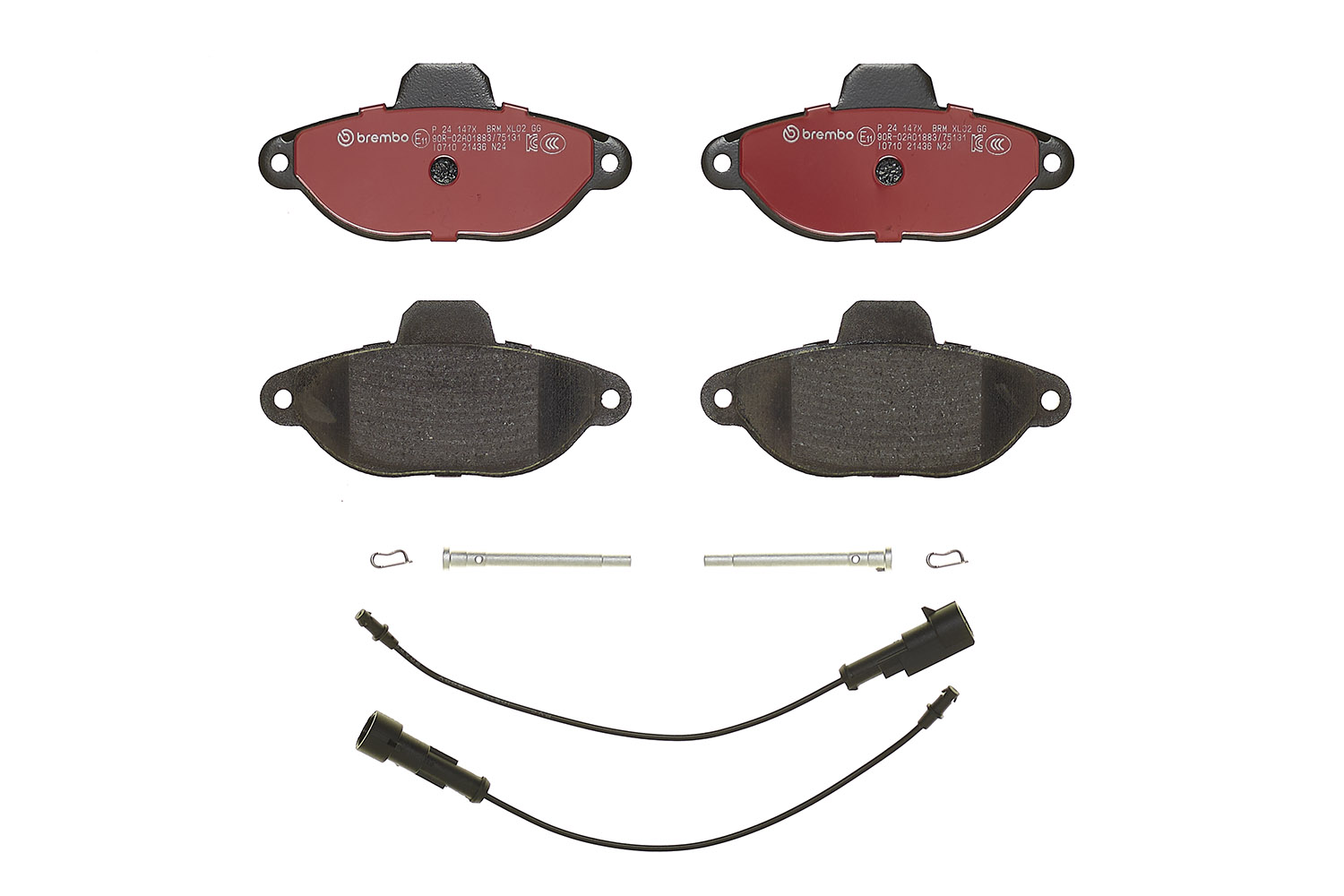 BREMBO BREP24147X fékbetét készlet, tárcsafék