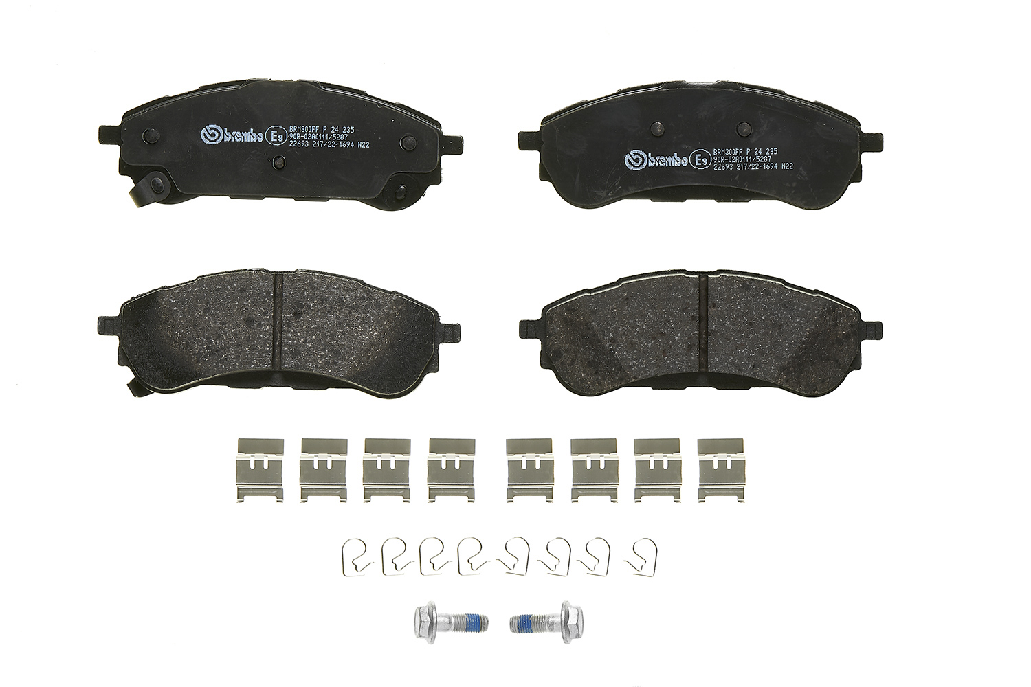 BREMBO BREP24235 fékbetét készlet, tárcsafék