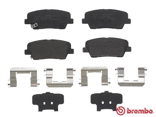 BREMBO 1001496534 P 30 081 - HÁTSÓ FÉKBETÉT KÉSZLET