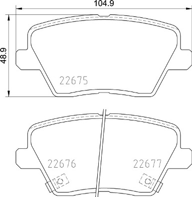 BREMBO P30109 FĂŠkbetĂŠt kĂŠszlet, tĂĄrcsafĂŠk