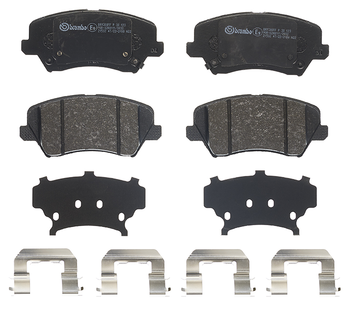 BREMBO  P30123 - Első fékbetét készlet
