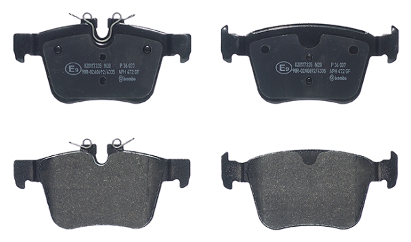 BREMBO  fékbetét készlet, tárcsafék