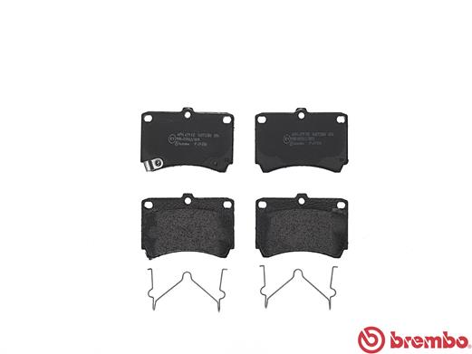 BREMBO BP49016 Fékbetét készlet, tárcsafék