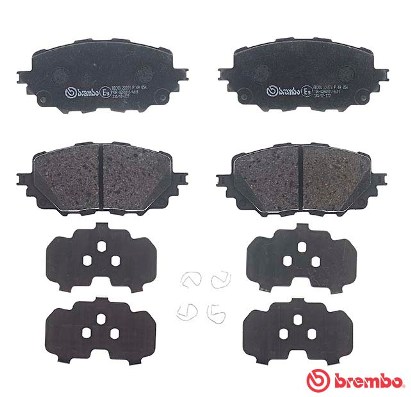 BREMBO  fékbetét készlet, tárcsafék