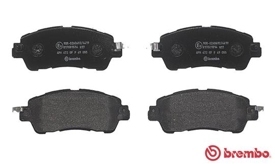 BREMBO BREP 49 055 Fékbetét