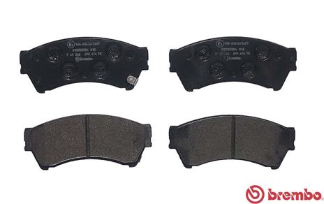 BREMBO BREP49060 fékbetét készlet, tárcsafék