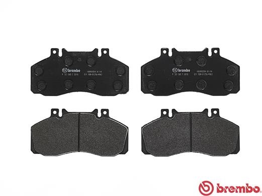 BREMBO 1001062826 P50065 - Fékbetét készlet, tárcsafék