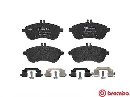 BREMBO BP50070 Fékbetét készlet, tárcsafék