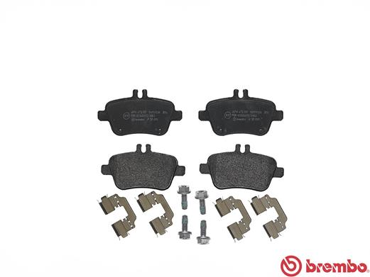 BREMBO 1001538867 P50091 - HÁTSÓ FÉKBETÉT KÉSZLET