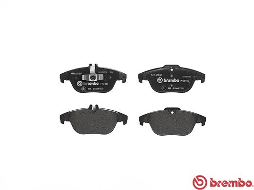 BREMBO 1001538876 P50104 - HÁTSÓ FÉKBETÉT KÉSZLET