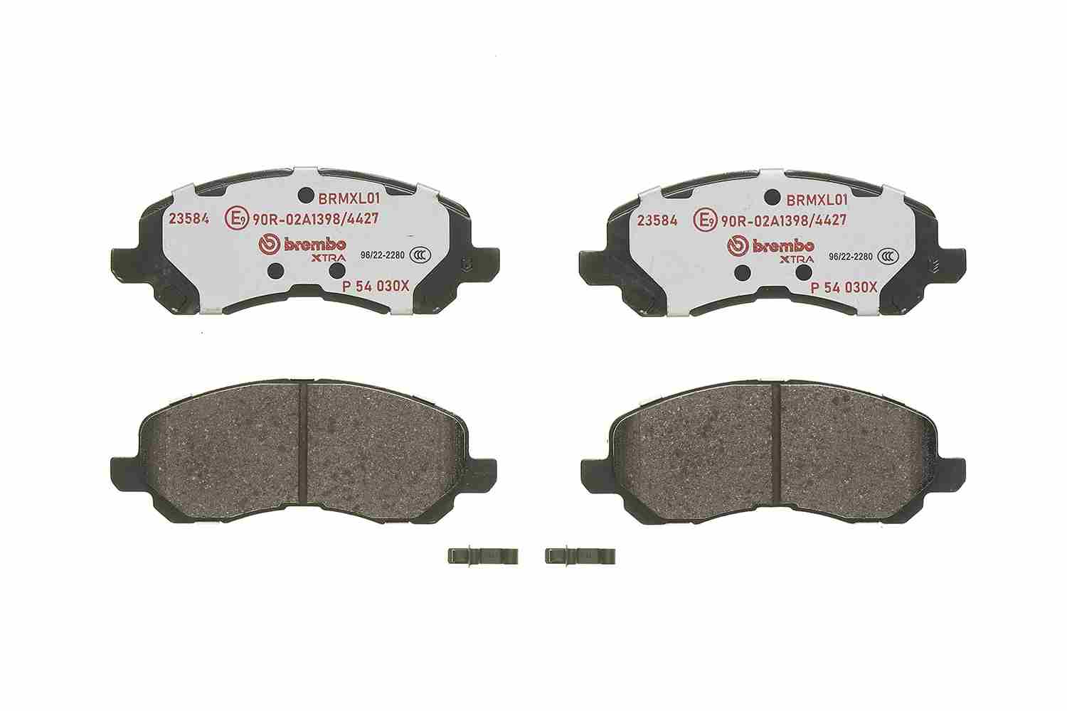 BREMBO 1002997698 P54030X - Első fékbetét készlet