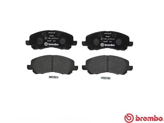BREMBO BP54030 Fékbetét készlet, tárcsafék