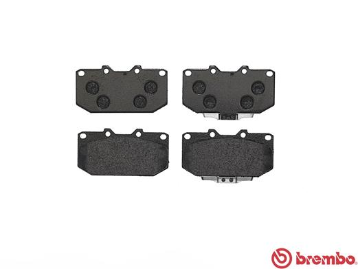 BREMBO BP56025 Fékbetét készlet, tárcsafék