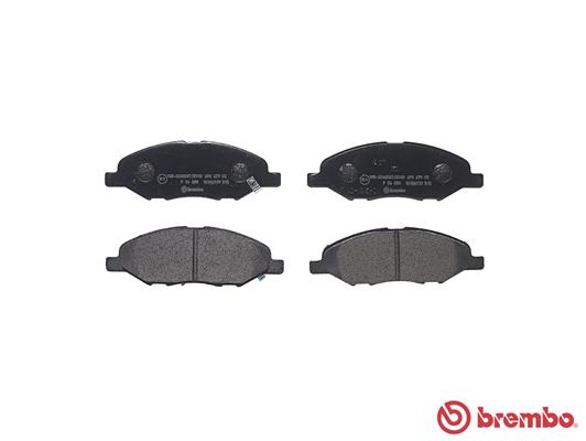 BREMBO  fékbetét készlet, tárcsafék