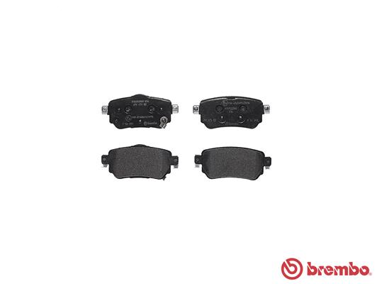 BREMBO 1001538957 P56098 - HÁTSÓ FÉKBETÉT KÉSZLET