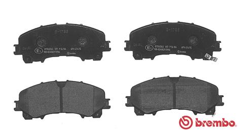 BREMBO 1001538960 P 56 106 - Első fékbetét készlet