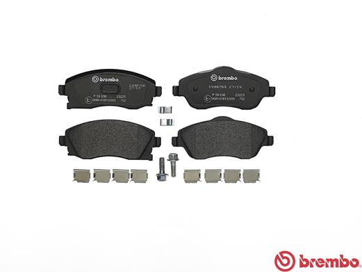 BREMBO 1001062986 P59036 - Első fékbetét készlet