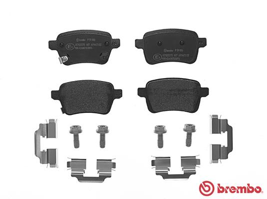 BREMBO 1001539018 P 59 086 - HÁTSÓ FÉKBETÉT KÉSZLET