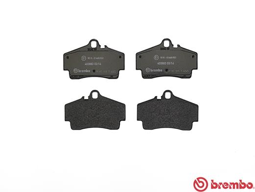 BREMBO BP65008 Fékbetét készlet, tárcsafék