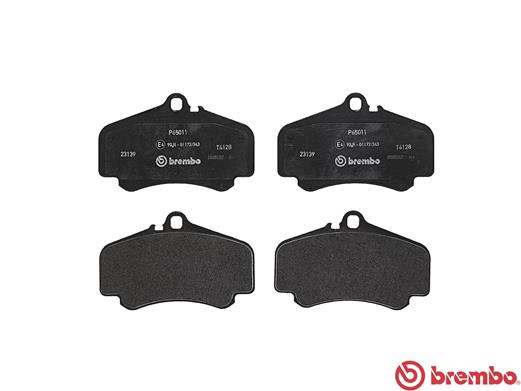 BREMBO P65011 Fékbetét készlet, tárcsafék