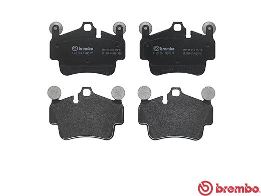 BREMBO P65014 Fékbetét készlet, tárcsafék