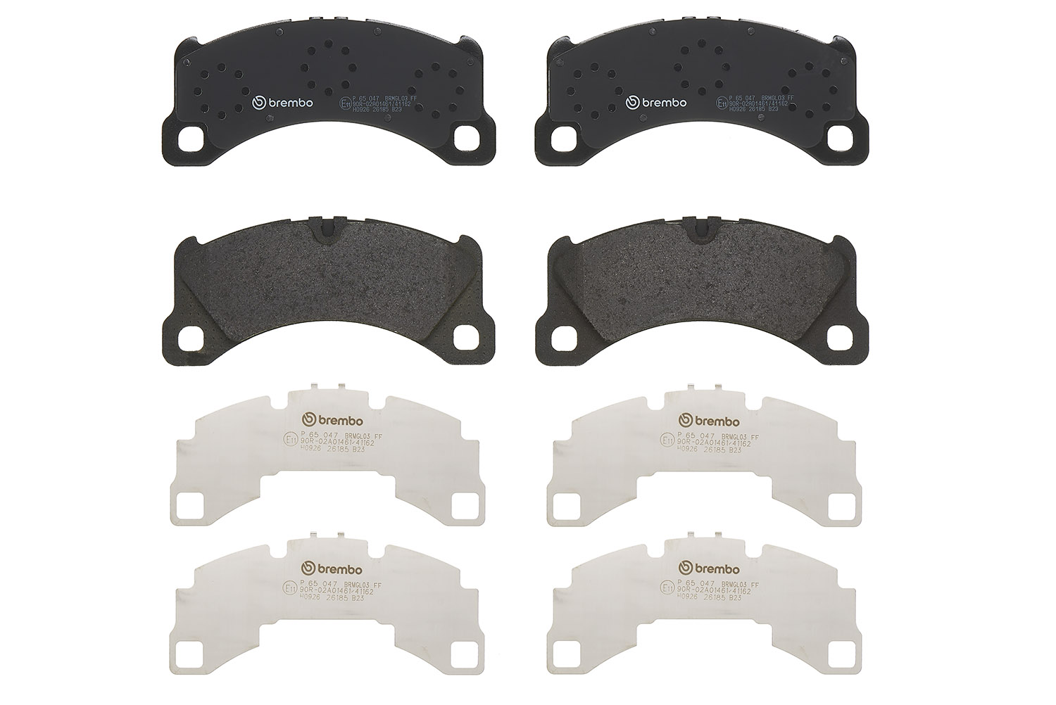 BREMBO BREP65047 fékbetét készlet, tárcsafék