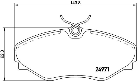 BREMBO 1001537701 P68055 - Első fékbetét készlet