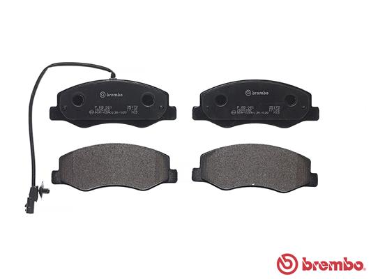 BREMBO BREP68061 fékbetét készlet, tárcsafék
